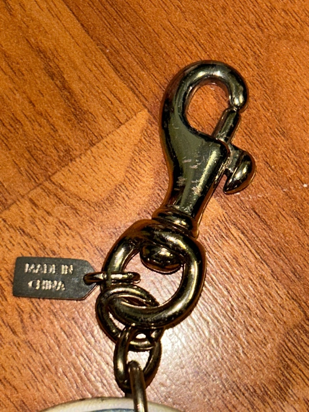 Authentic Coach Original Leather Earth Globe 🌎 Keyring / Bag Charm - Picture 6 of 9